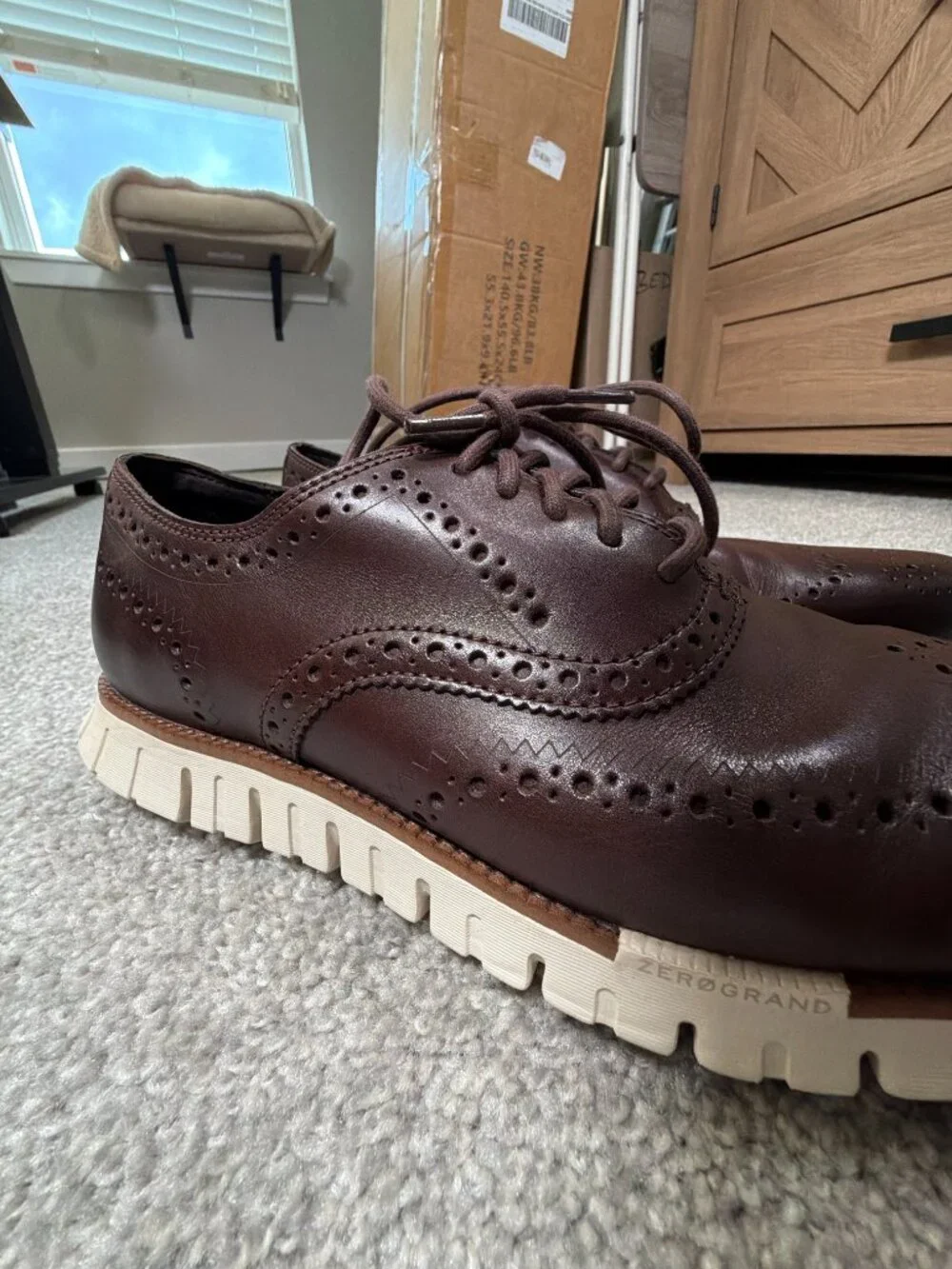Cole Haan Men's ZERØGRAND Remastered Wingtip Oxford US9 EUC